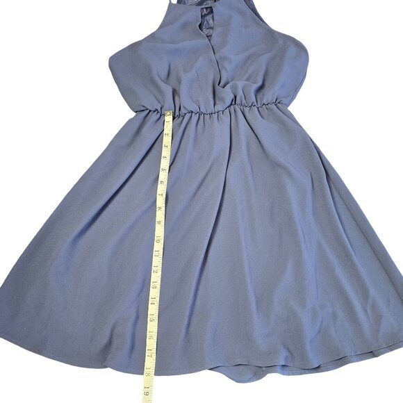 Lush Dark Blue Key Hole Dress Size: S‎ New with Tags - Picture 4 of 8